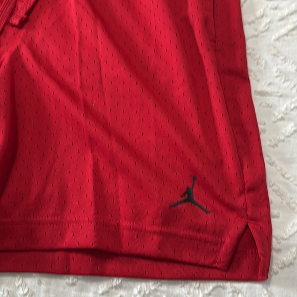 Nike NWT Jordan Standard Fit Active Athletic Dri-Fit Red Men’s Shorts Size Small - Picture 3 of 6